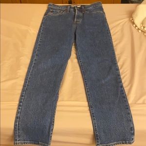 Levi wedgie straight jeans